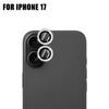 Bling Camera Lens Protector for IPhone 17/17 Air/17 Pro/17 ProMax Aluminum Alloy Tempered Glass Diamond Lens Cover for IPhone17