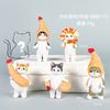 Cartoon Mofusand Series Fried Shrimp Dress Up Modeling Series Blind Box Cute Heal Cat Car Ornament Mystery Box Surprise Fun Gift
