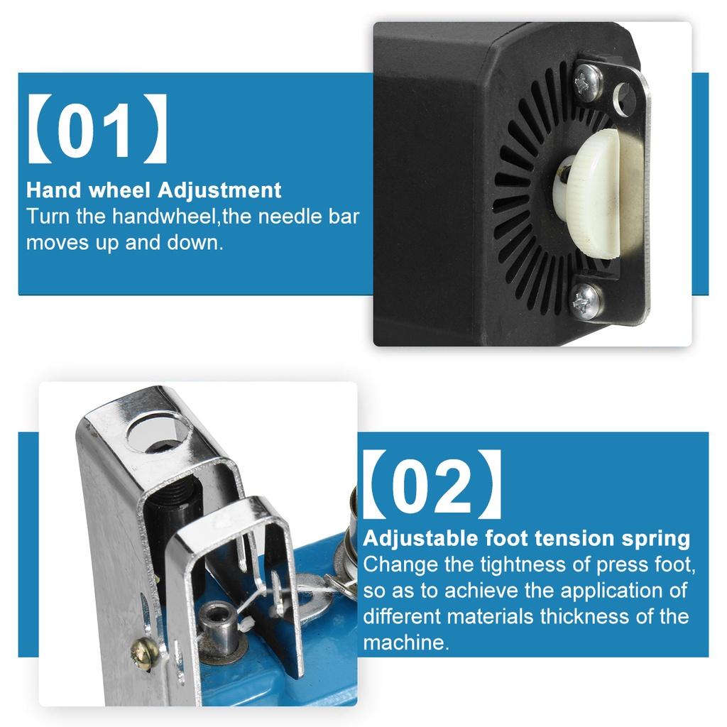 Portable Cordless Electric Sewing Machine Mini Automatic Packaging Agriculture Textile Industry Woven Bag Sealing Machine 1000W