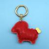 2027 Lunar New Year Goat Pendant Durable Pu Sheep Keychain Bag Decor Gift For Friends
