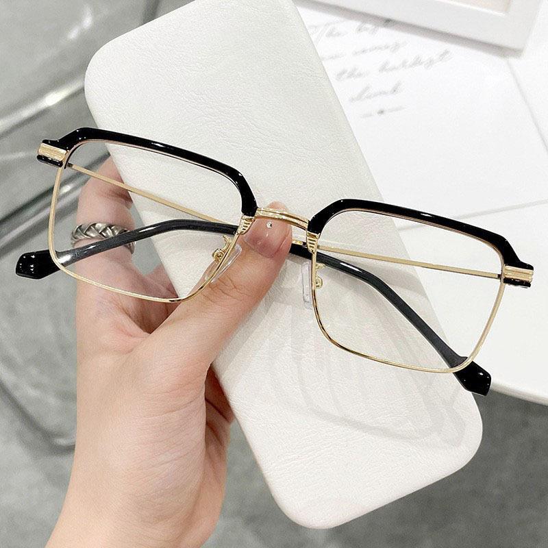 

Reading Glasses Half Frame Hd Lens Hyperopia Eyewear Retro Unisex Prescription Presbyopia Glasses 0+1.0+1.5+2.0+2.5+3.0+3.5+4.0 Anti-blue light