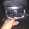 Rear Seat Air Vent Bezel Garnish Outlet Metal Interior Cover Trim for Kia Cerato K3 4 Forte 3   Car Styling  Accessories