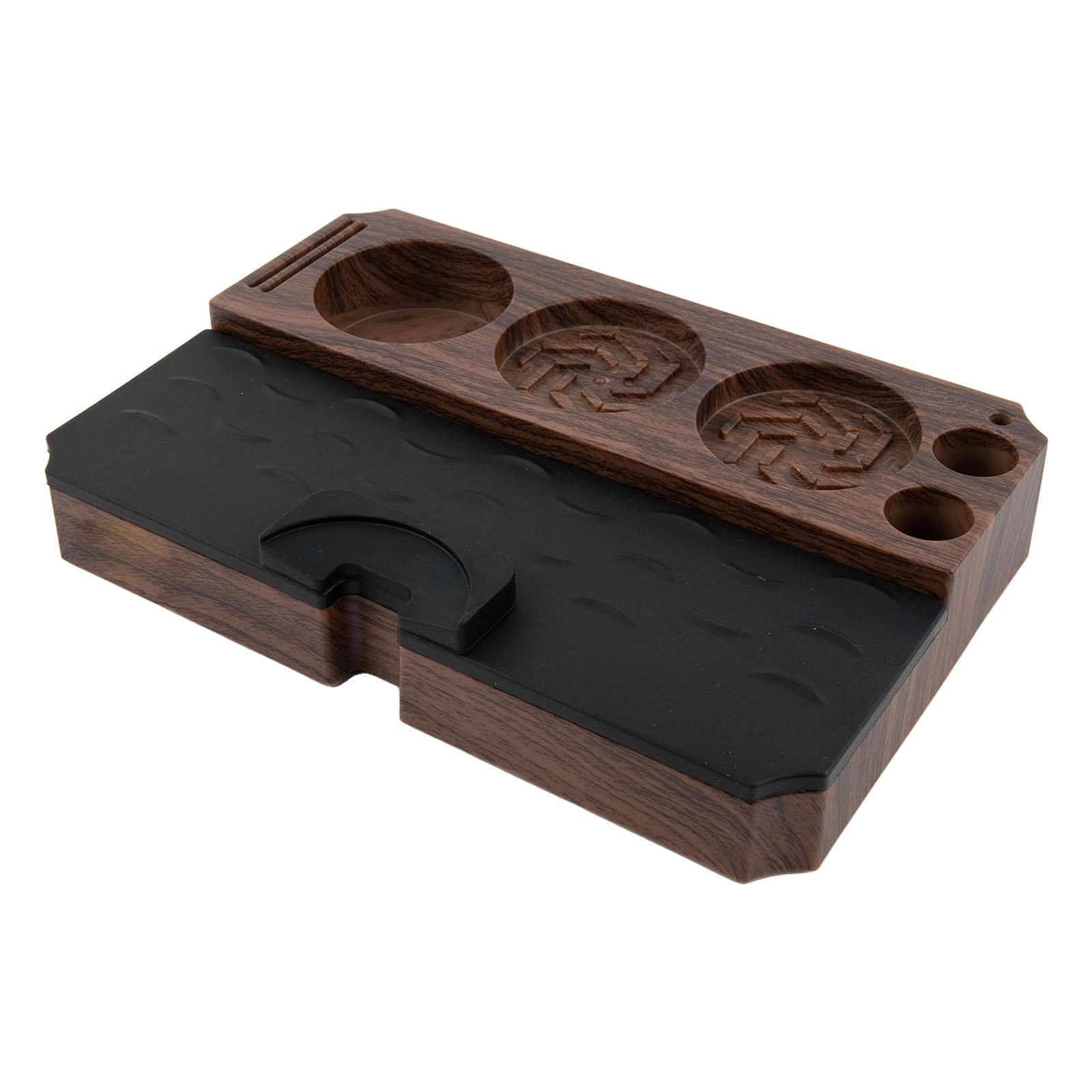 

Washable Card Slot Design Espresso Tamper Station Ensures Cleanliness
