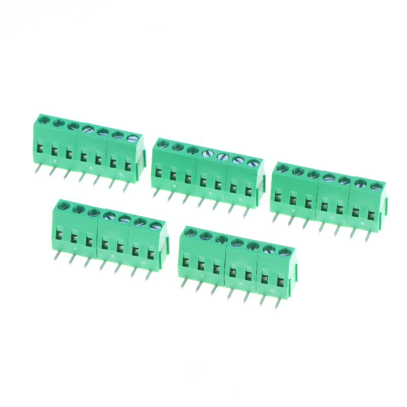 Dg128R 5.0Mm 2-12P Right Angle Pcb Universal Screw Terminal Blocks Kf128R Mkdsfw 1,5/ 2 Phoenix Degson Mb312 Wj128R