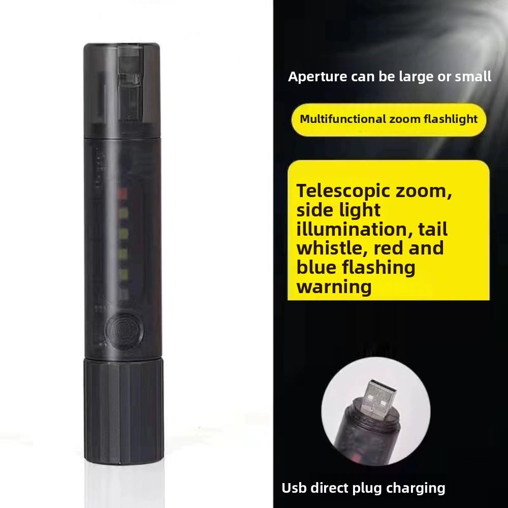 Rechargeable LED Emergency Flashlight Small Portable Flashlight  Camping