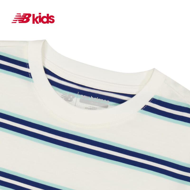 New Balance T-shirt rayé à manches courtes pour enfants