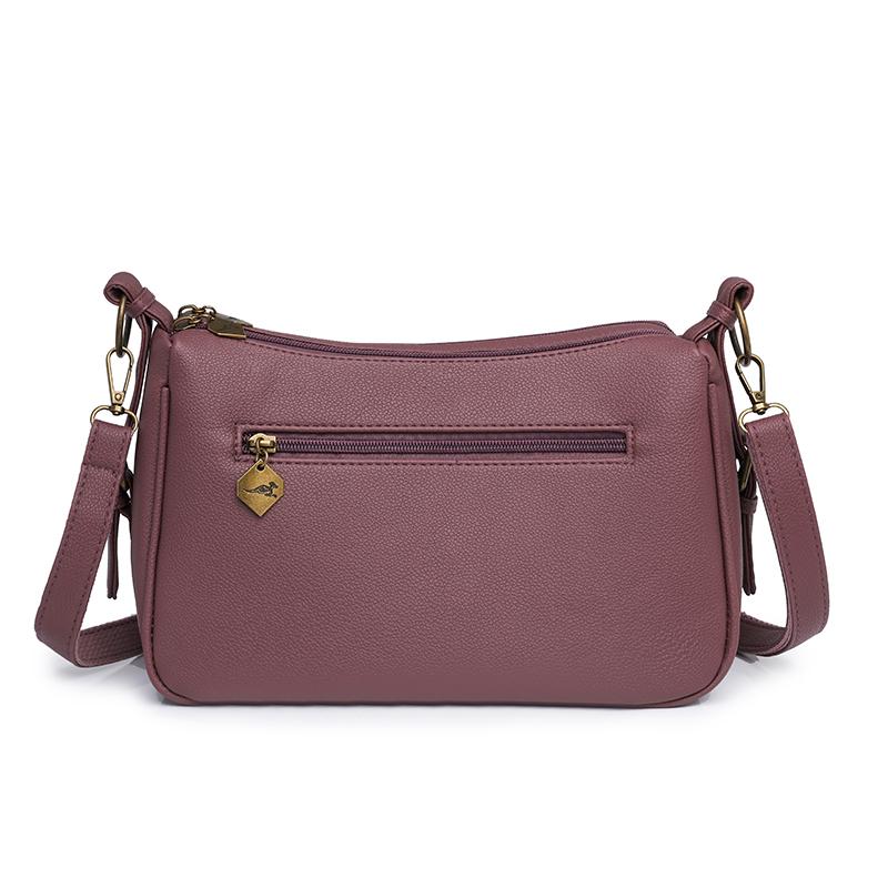 Jednobarevná taška přes rameno Dámská crossbody taška Taška pro středněvěkou matku