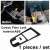 Car Window Lift Button / Armrest Box Switch / Gear Shift Box Decoration Panel Cover Trim For Mercedes-Benz GLA 220 H247  +