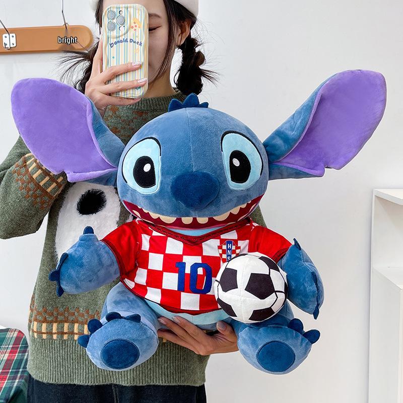 Cartoon Football Stitch Plush Toy Doll for Children