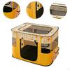 Cat Puppy Playpen Pet Supplies Playground Tent for Outdoor Ferret Rabbits M Yellow