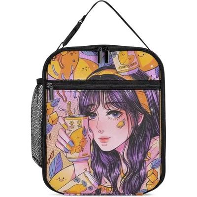 Beautiful Art Lunch Box Drinks Picnic Travel Beach, Large Capacity Tote Container - Keep Food Hot/cold