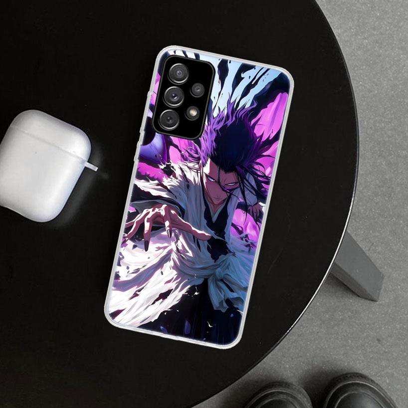 Aizen Sousuke Bleach Phone Case Cover for Samsung Galaxy A12 A22 A32 A52 A72 A02S A51 A50S A31 A20S A10S Note 20 Ultra 10 Plus G