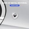 1/2pcs 3D Metal Car Styling Shield Emblem Badge Stickers For Renault DACIA Fluence Scenic Loguna Logan Twingo Clio Captur ZEO SS7