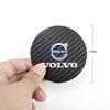 2Pcs Leather Coaster Anti-noise Water Cup Pad Cushion For Volvo XC90 V90 V60 XC60 V40 S80 S60 S90 C40 XC40 V70 XC70 C30 C70 EX90