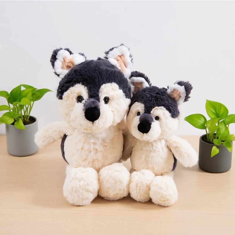 Süßer Hund Wolf Pinguin Plüschtier Schaf im Wolfspelz Weiche Mütze Pinguin Stofftierpuppe Husky Gorilla Kissen Umarmung Zuhause Kindergeschenk Junge