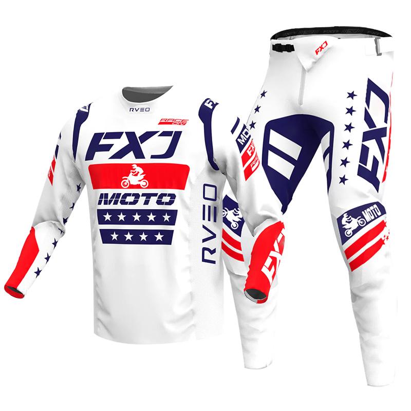 NEW 2026 FXJ Enduro Motocross Jersey and Pants Mx Gear Set Motorbike Clothing Mtb Carracing Suit Off Road Equipment
