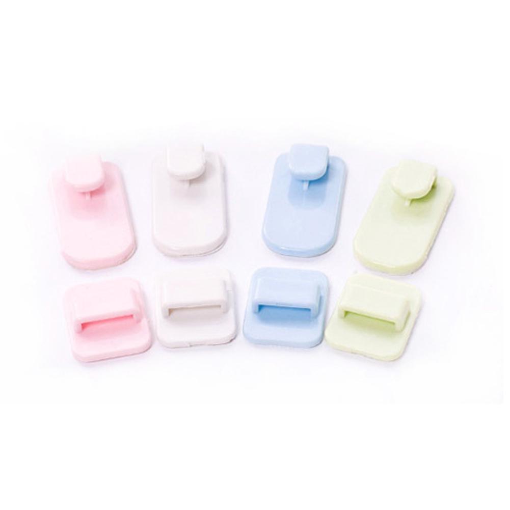 Cleaner Products 2 Pairs Home Remote Control Hook Sticker Holder Self Adhesive Wall Mount Hanger