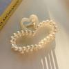 Retro Gradient Beaded Hair Claw Women's Geometric Plastic Hairpin Clip Fashion Everything Hair Clip Hair Accessories