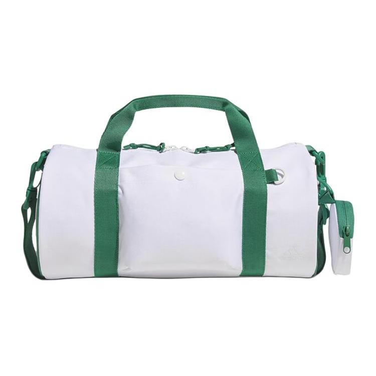 New Adidas Polyester Small Bucket Bag Shoulder Bag Crossbody Bag Handbag Women's Green & White JF1087