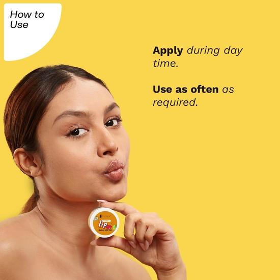 Pilgrim Vitamin C Lip Balm SPF 30 with Australian Kakadu Plum & Shea Butter| Lip Balm SPF 30 for Women & Men| Lip Balm for Smooth Soft Lips | 9 Gm