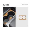 Water Cup Frame Cover for Tesla Model 3 Highland 2024 2025 Alcantara Suede Center Control Drinks Cup Patch Sticker Accessories