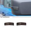 Rearview Mirror Turn Light Lamp Cover Trim Bezels For Ford Bronco +Blackened