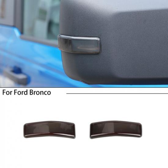 Накладка на зеркало заднего вида с указателем поворота, рамки для Ford Bronco +Зачерненные