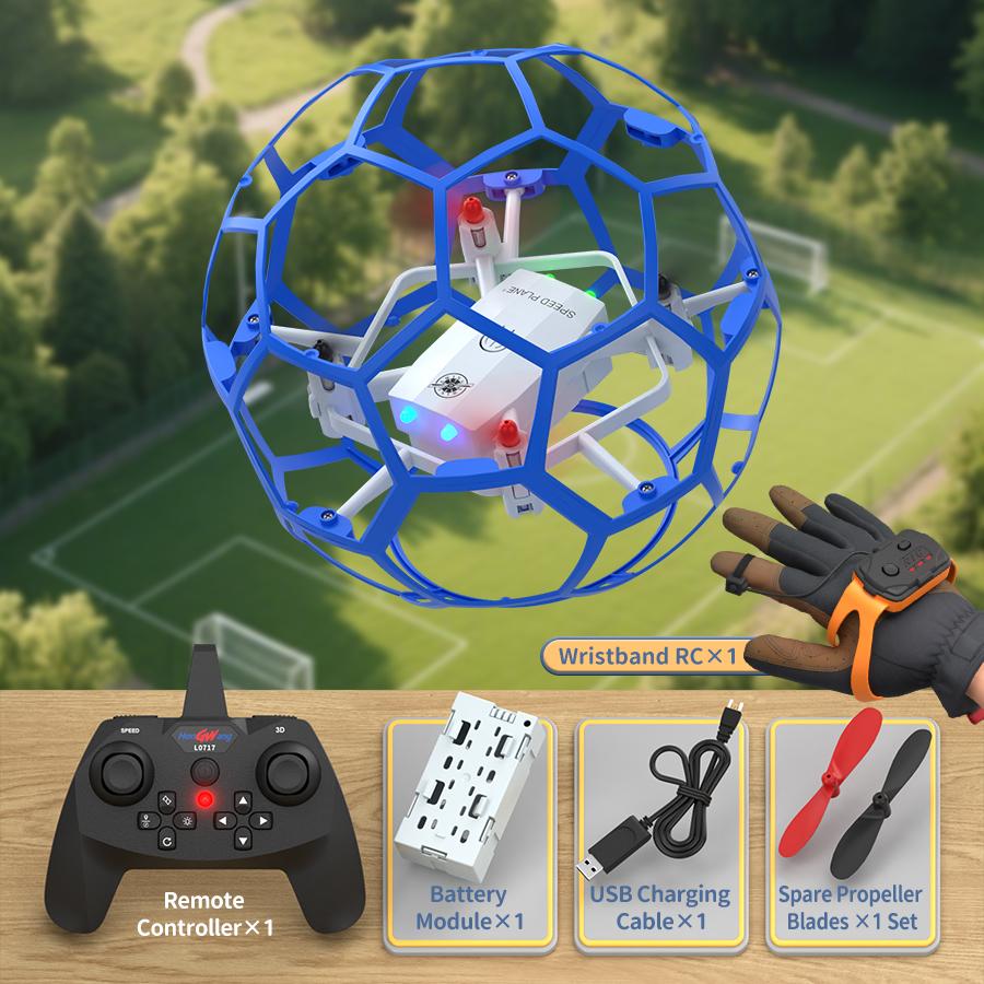 Children's Football Competition Spherical Hollow Cup Football Drone Science and Education Quadcopter Holiday Gift Toy