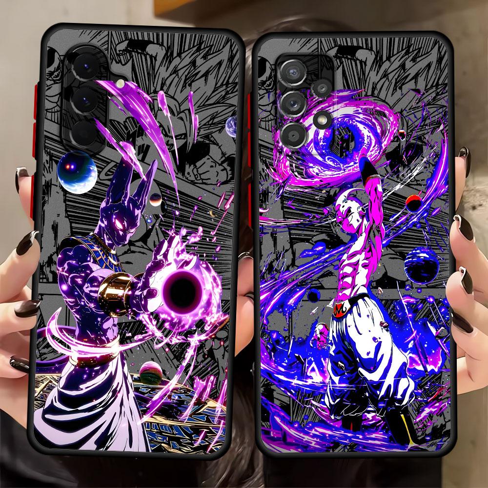 Dragon Bll Buu Beerus Funda Back Phone Cover Case for Samsung Galaxy A16 A15 A52S A72 A56 A36 A53 A14 A23 A73 A33 A25 A35 A55