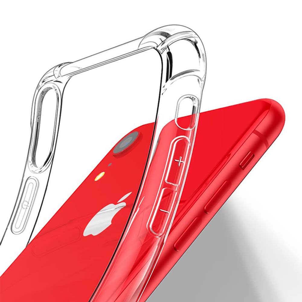 Thick Shockproof Silicone Clear Phone Case For iPhone XR XS Max X SE 2022 SE 2020 8 7 Plus 13 14 15 Protection Case Back Cover
