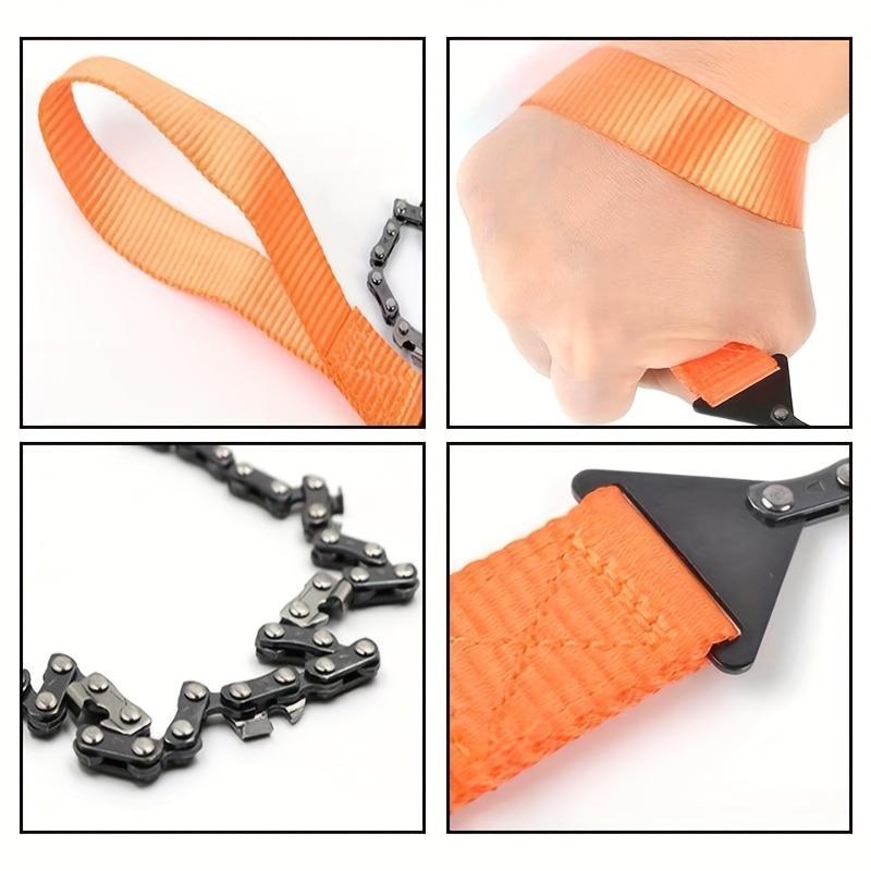 Outdoor Chain Saw, Wire Saw, Hand Saw, Chain Rope Saw, Line, Wilderness Survival, Manual Saw, Wood Cutting, Logging