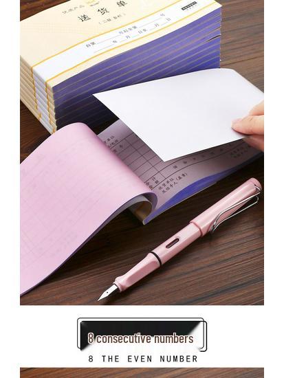 Thickened Carbonless Copy Sales Form Book: Two-Part & Three-Part Delivery Notes