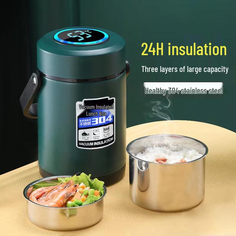 Paslanmaz Çelik Çok Katmanlı Yalıtımlı Öğle Yemeği Kabı