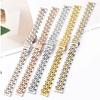 Pour montre Armani AR1926 AR1925 AR1909 bracelet de montre Roue de fête foraine Étoile complète Bracelet de montre en acier inoxydable pour femme 12mm 14mm 16mm 18mm