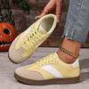 22 Spring, Summer, Autumn and Winter New Board Shoes Student Shoes Low-top Round Head Ribbon V