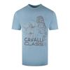 Cavalli Class Mens Floral Tiger T-Shirt