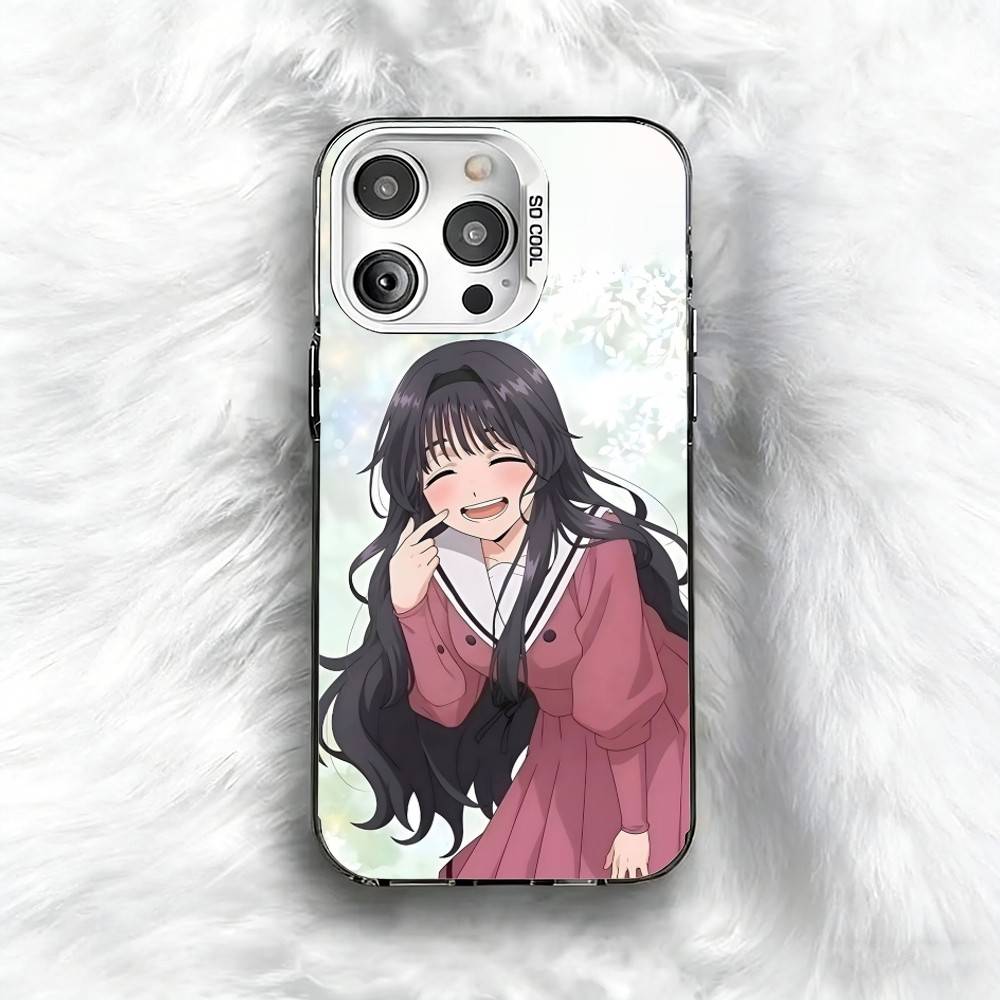 W-Waguri k-Kaoruko Anime  Phone Case For iPhone 16 17 15 14 12 13 Pro Max Black Color Shockproof Cover