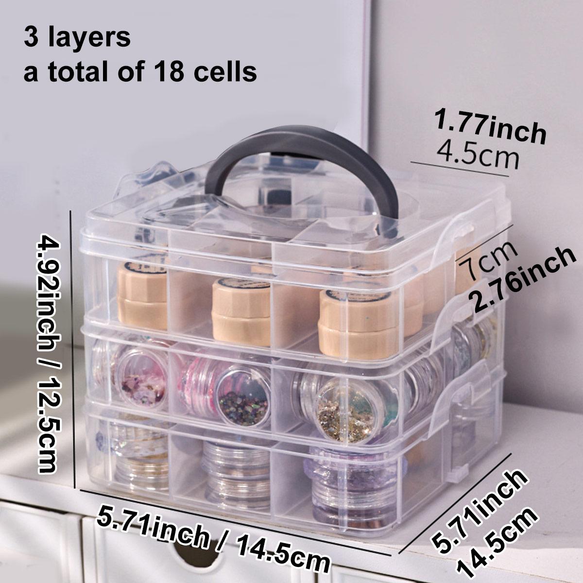 Stackable covered storage containers jewelry accessories toys sewing supplies tape storage boxes snap on tray containers 2260₽