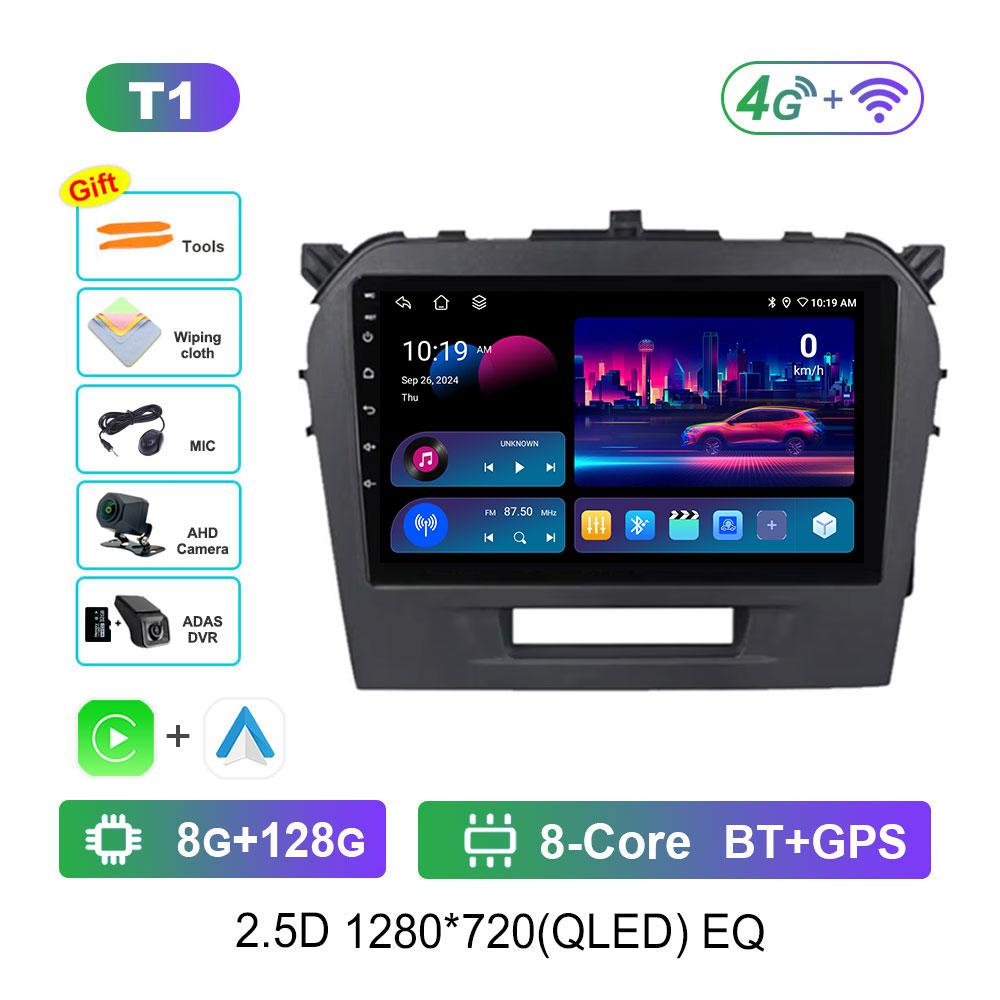 GPS Navigation WiFi 4G for Suzuki Vitara 2015 - 2019 Car Video Multimedia Player Touch Screen Android OS Bluetooth Head Unit