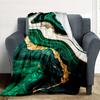 1pc Abstract Art Fluid Dynamics Flannel Blanket, Comfortable and Warm Blanket, for Camping Sofa Bed and Couch Office030