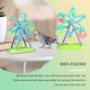 Bird Toys Foraging Wheel Parrot Toy Snacks Feeder Intelligence Growth Bird Supplies Parrot Ferris Wheel Bird Windmill Foraging