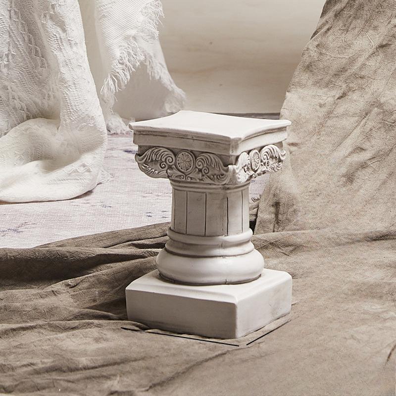 Vintage Nordic Angel Ornament Creative Design Roman Nice Column Model Statue Entrance Villa Outdoor Courtyard Resin Crafts