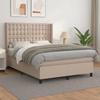 VidaXL Divan Bed with Mattress Cappuccino 140x200 Cm - Model 3132506