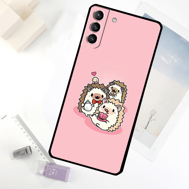 Kawaii Igel Herz Handyhülle Für Samsung Galaxy S25 S24 S23 S22 S21 S20 Ultra S9 S10 Plus S23 FE S25 FE Hülle