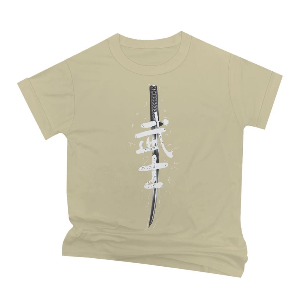 Japanese Samurai Sword Graphic Unisexs Tshirt Japanese Katanas Casual Loose Crew Neck Short Sleeve Summer Streetwear