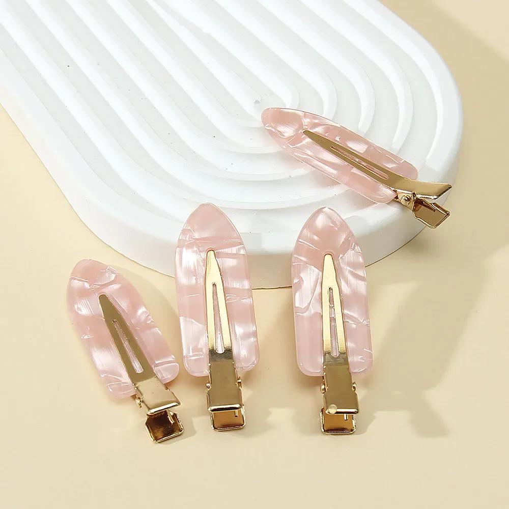 4Pcs/Lot Women Hair Clips Side Bangs Fix Fringe Barrette Makeup Kit Hair Accessories Female Ladies Girls Headwear Hairpin