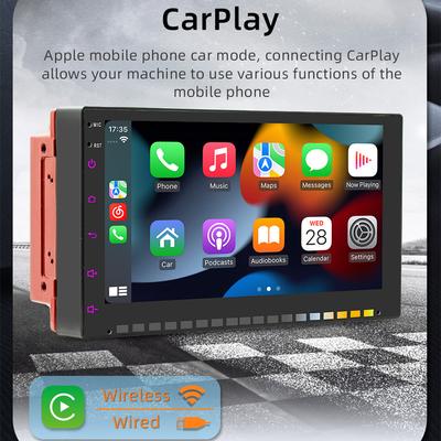 AM/FM Car Radio 2 Din Multimedia Video Player Carplay Android Auto Universal 7 Inch 2 Din Android Navigation Auto Stereo