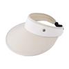 Empty top hat, summer outdoor breathable anti-ultraviolet hat, men's big brim, small face, sun protection, sunshade, women's sports without traces