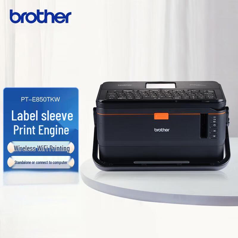 

Brother PT-E850TKW Wireless Industrial Label & Wire Marker Printer