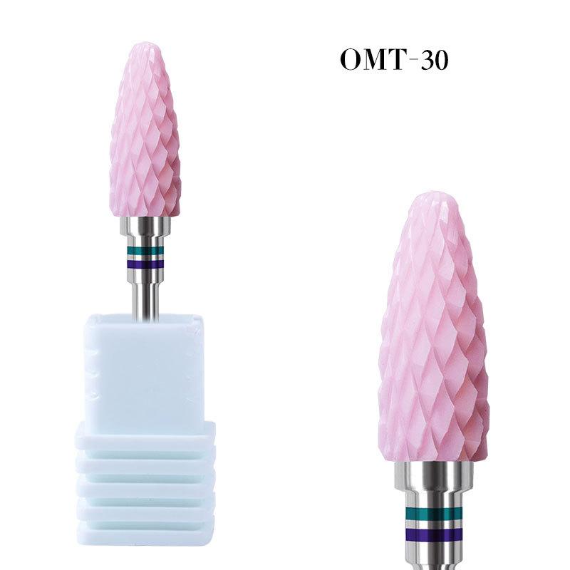 Electric Nail Drill Bit Milling Cutter Ceramic Tungsten Carbide Polishing Grinding Head For Manicure Cutters Nail Art Tools